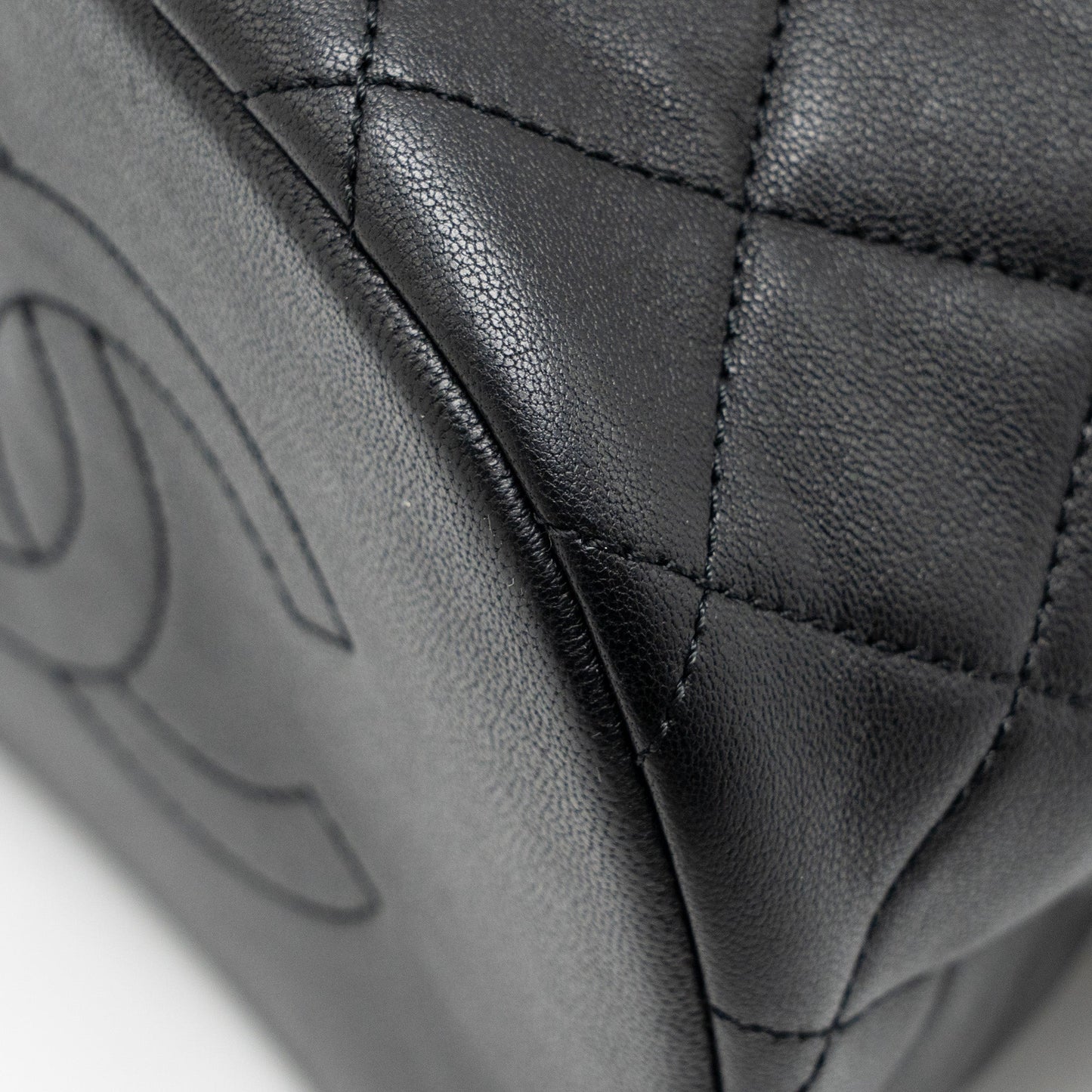 Chanel Quilted Metallic Bubble Backpack Lambskin Black Multicolour Hardware