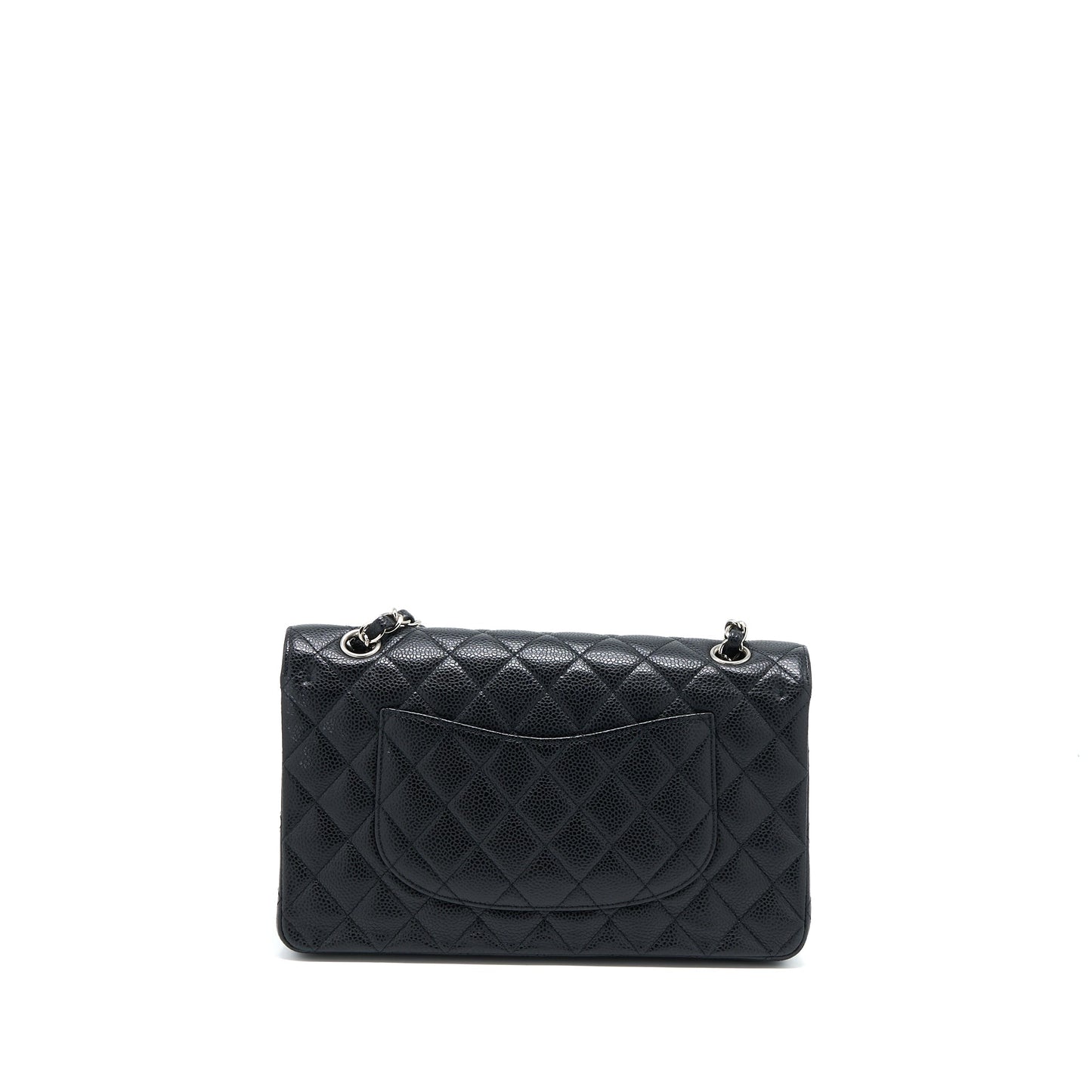 Chanel Medium Classic Double Flap Bag Caviar Black SHW