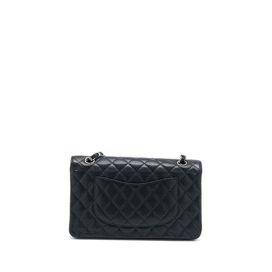 Chanel Medium Classic Double Flap Bag Caviar Black SHW