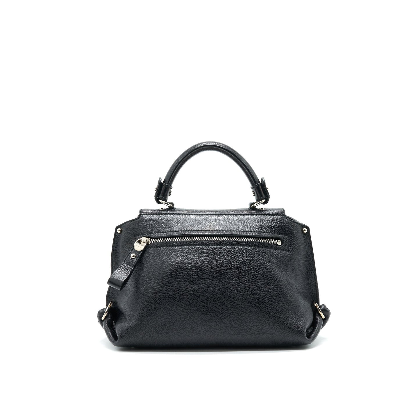 Salvatore Ferragamo Sophia Handle Crossbody Bag in Black SHW