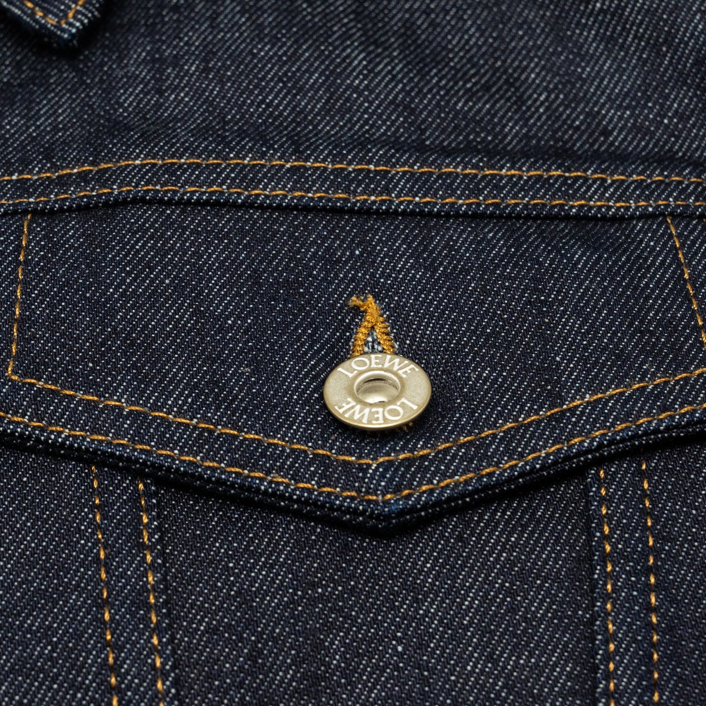 Loewe Size IT48 Fitted Trucker Denim Jacket