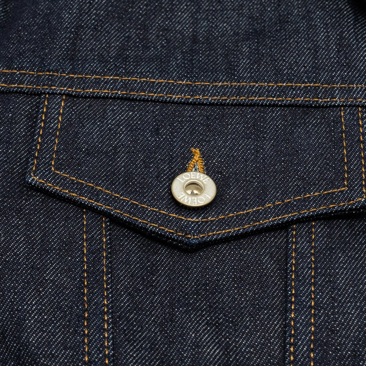 Loewe Size IT48 Fitted Trucker Denim Jacket
