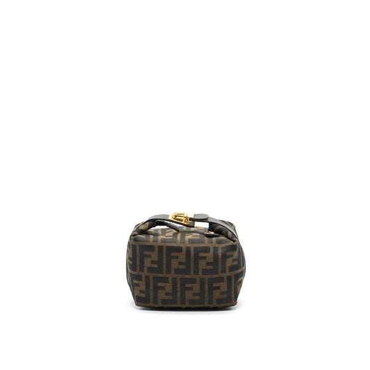 FENDI VINTAGE MINI COSMETIC BAG FF ZUCCA CANVAS