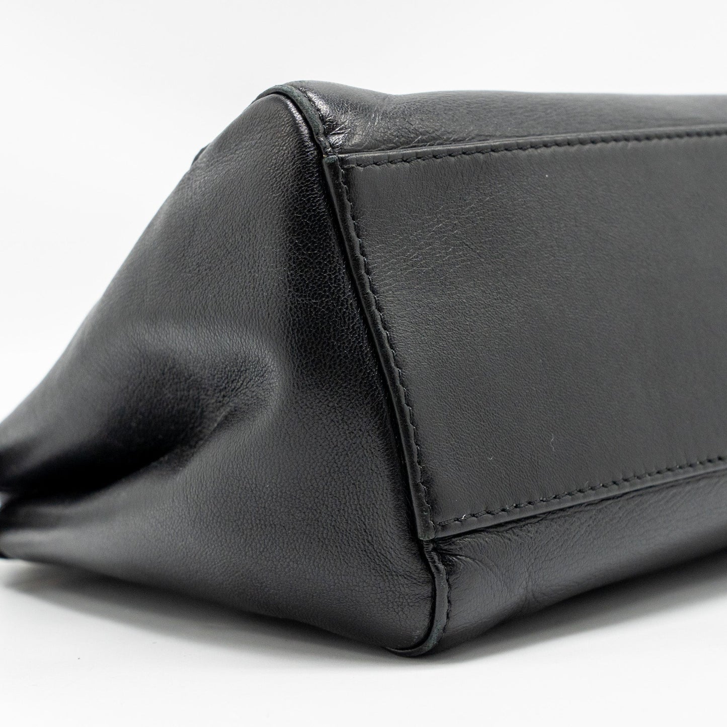 Fendi Mini Peekaboo Lambskin BLACK GHW