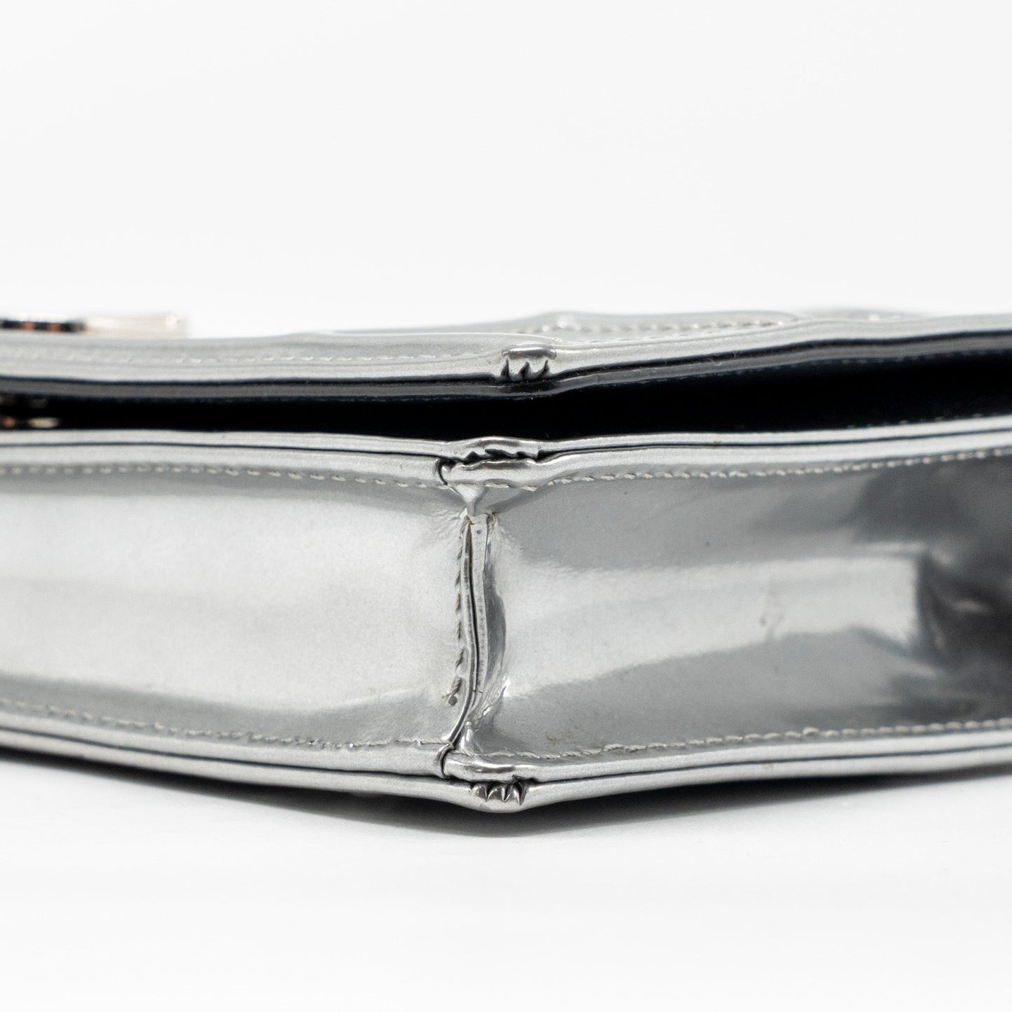 Dior Diorama Wallet On Chain Calfskin Silver SHW