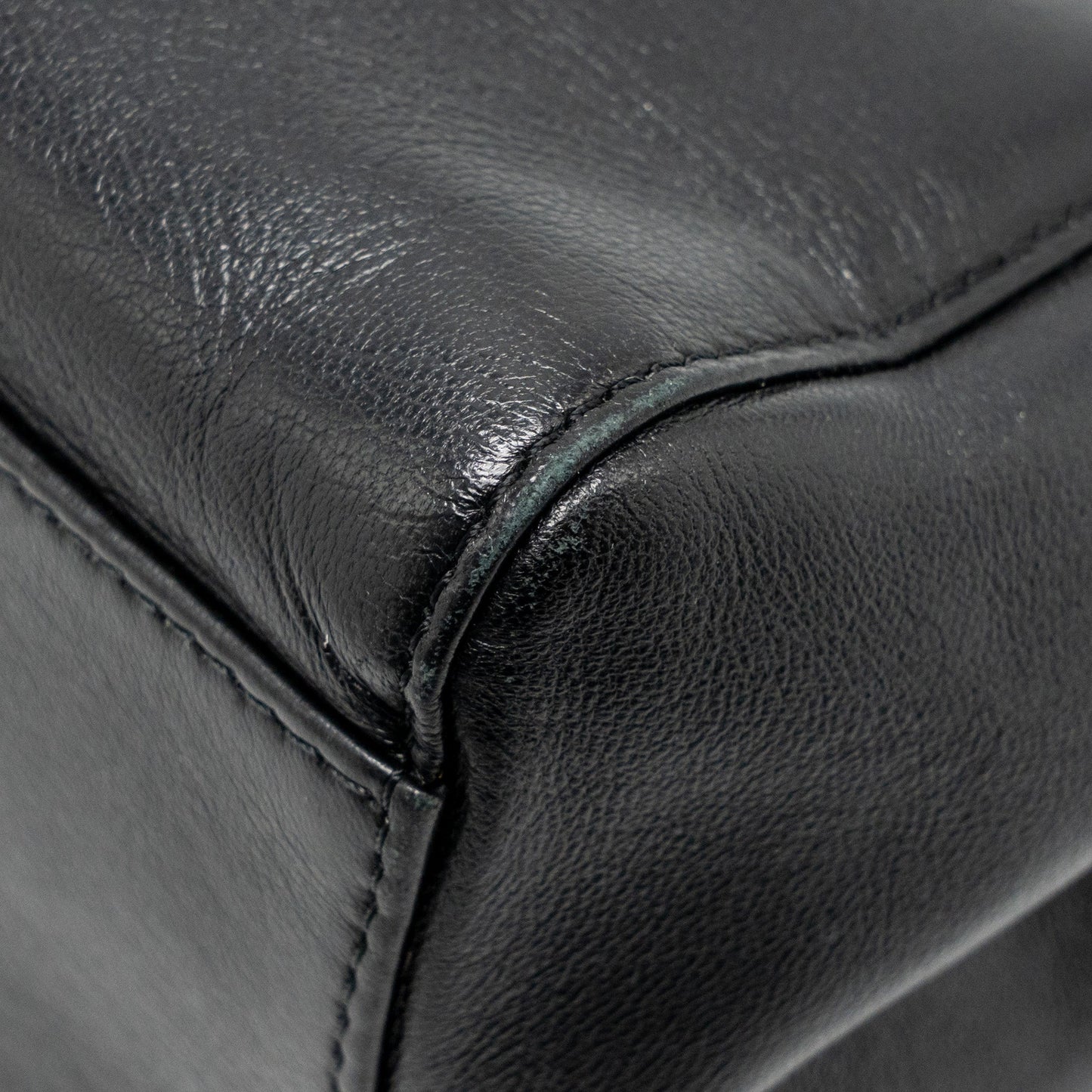 Fendi Mini Peekaboo Lambskin BLACK GHW