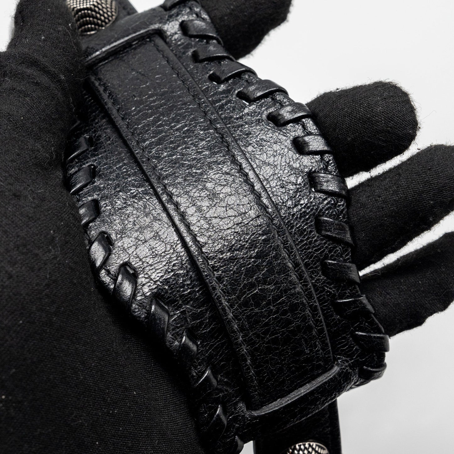 Balenciaga Le Cargole Small Shoulder Bag Lambskin Black SHW