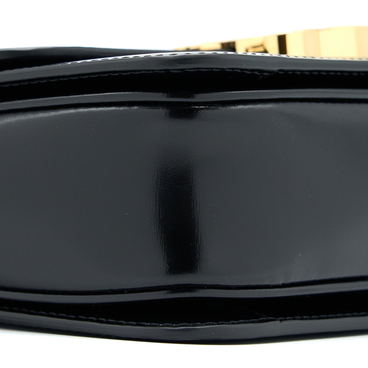 Celine Teen Triomphe Bag In Shiny Calfskin Black GHW