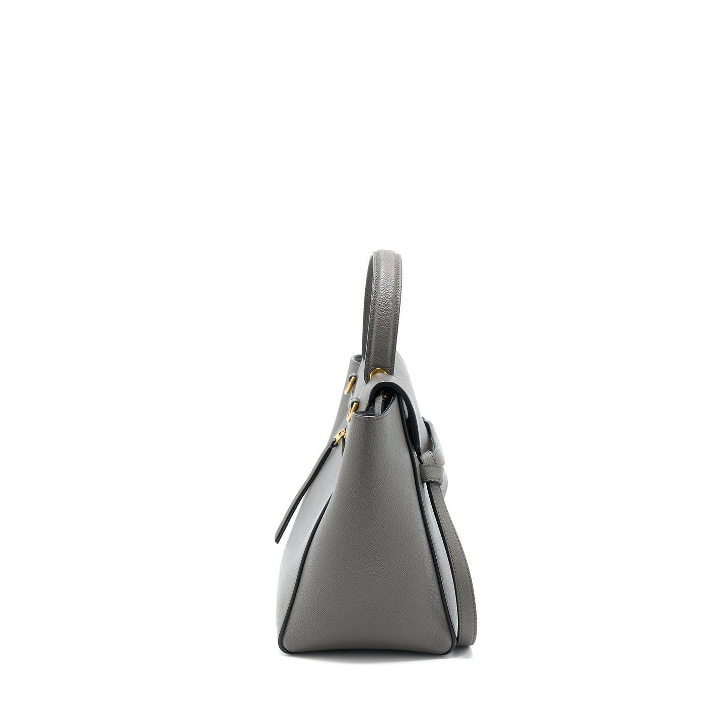 Celine Belt Bag Grained Calfskin Grey GHW