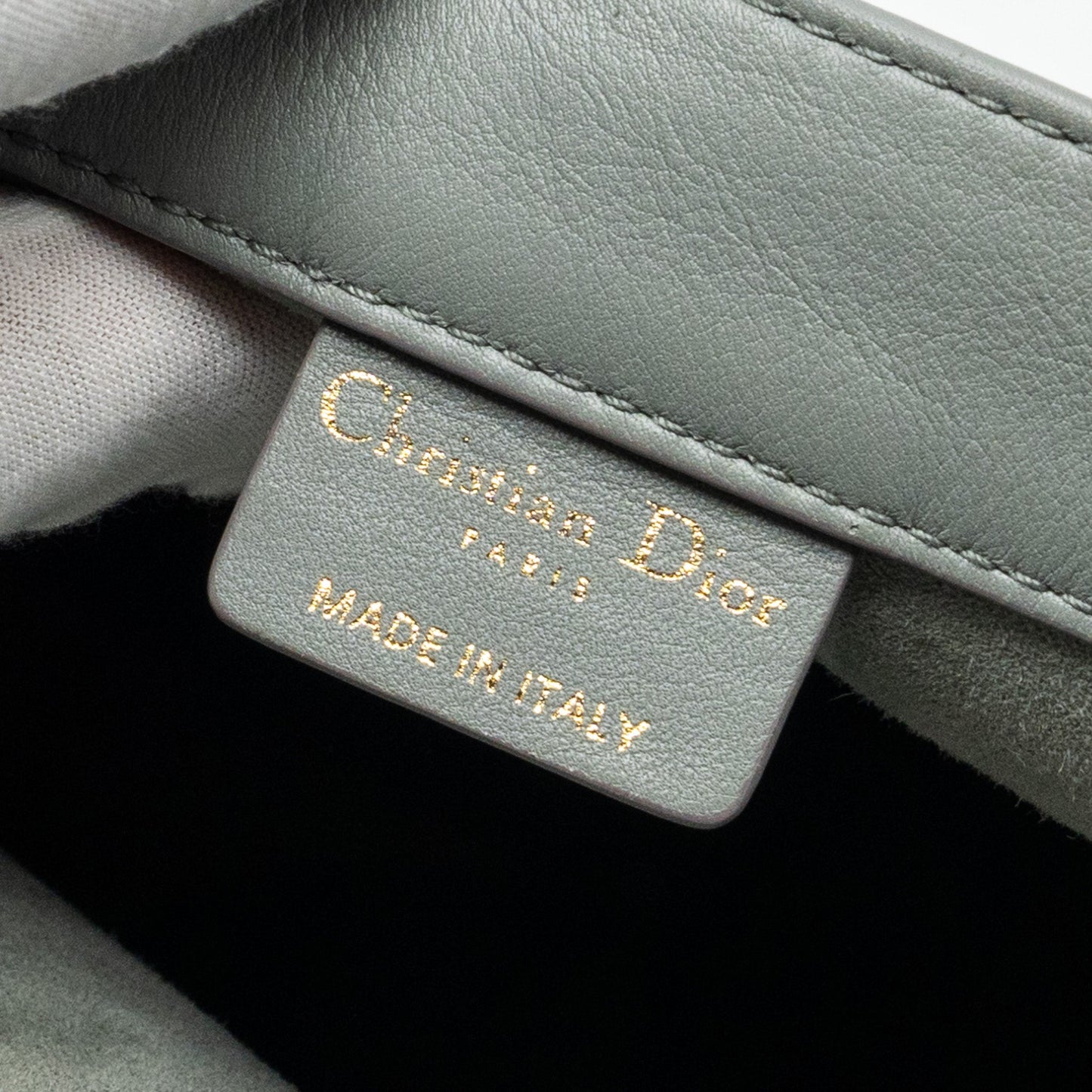 Dior Medium Booktote Calfskin Grey