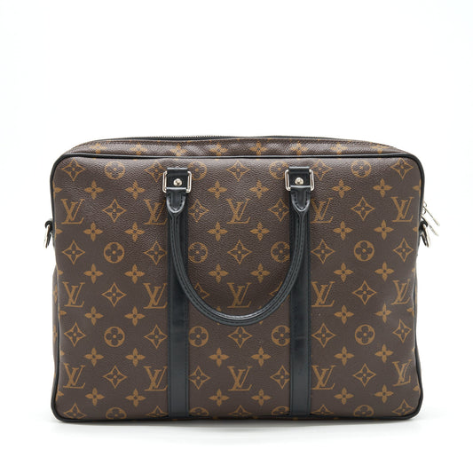 Louis Vuitton Porte Documents Voyage PM Bag Monogram Canvas