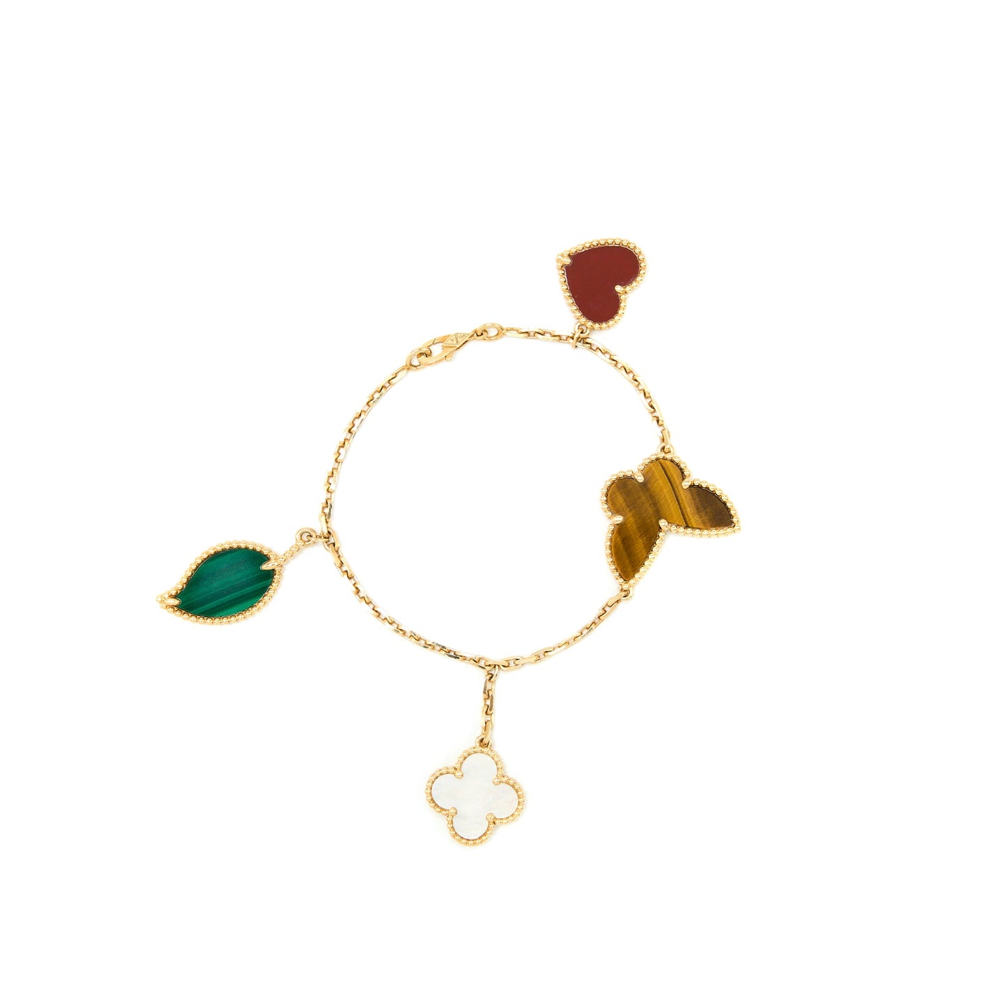 Van Cleef & Arpels Lucky Alhambra 4-Motif Bracelet Yellow Gold