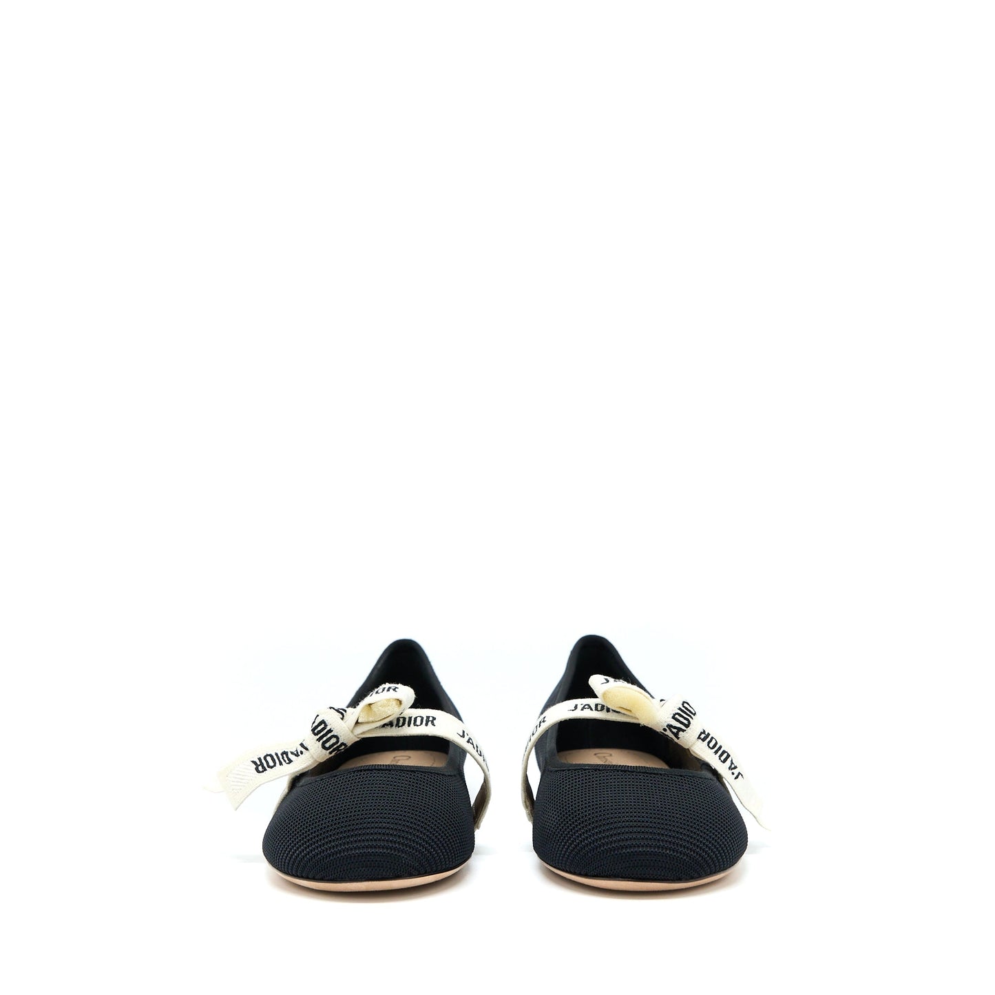 Dior Size 40 Miss J`ADIOR Ballet Flat Black