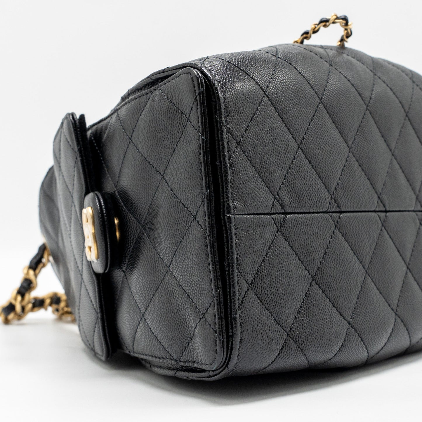 Chanel Small 25 Bag caviar black GHW (microchip)