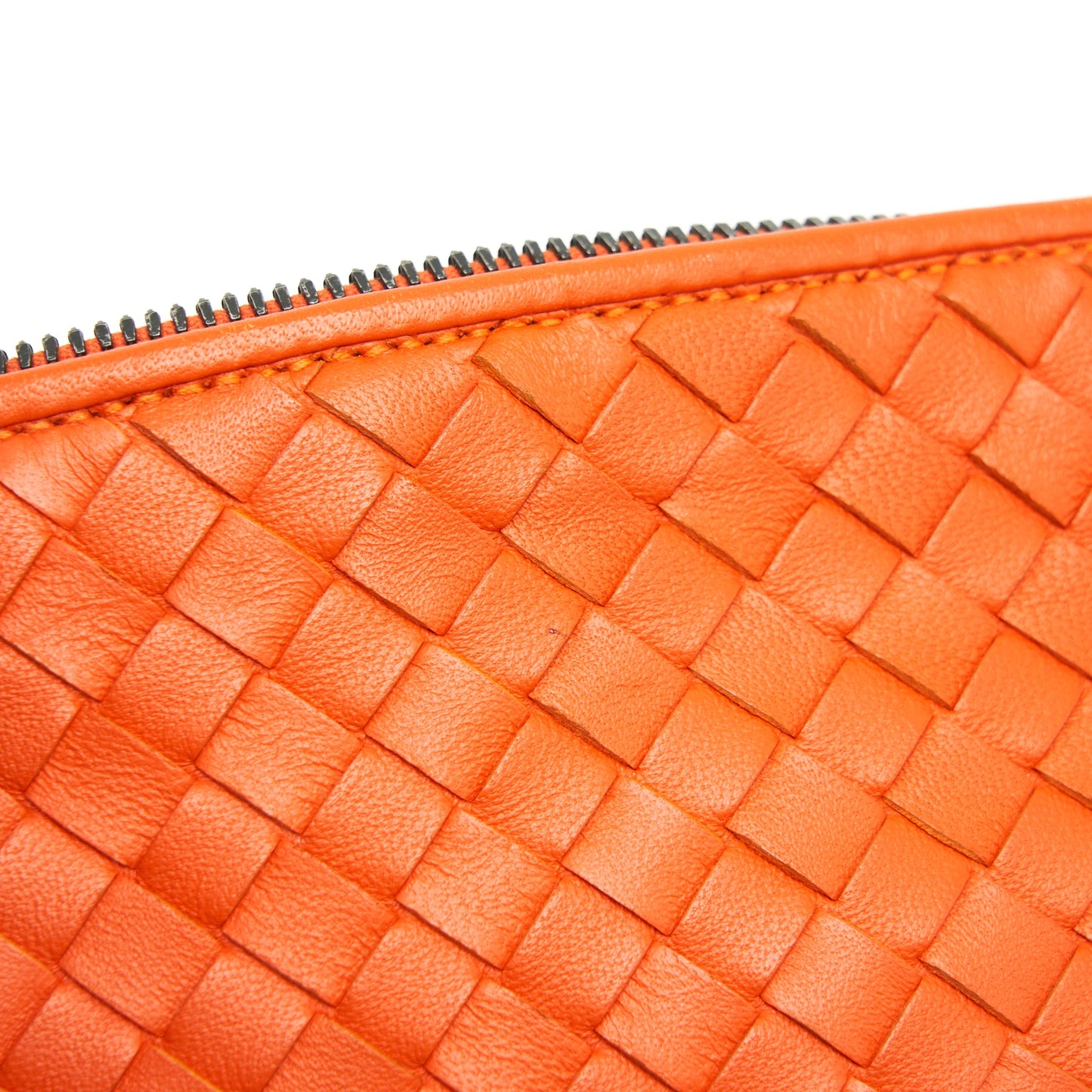 Bottega Veneta Zippy Crossbody Bag Orange