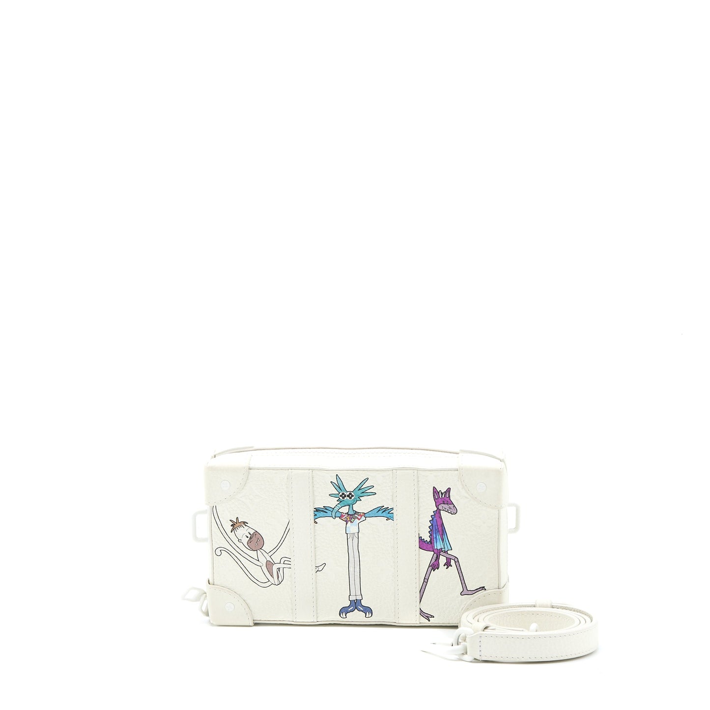 Louis Vuitton 2021 Limited Edition Graffiti Crossbody Bag White/Multicoloured with White SHW