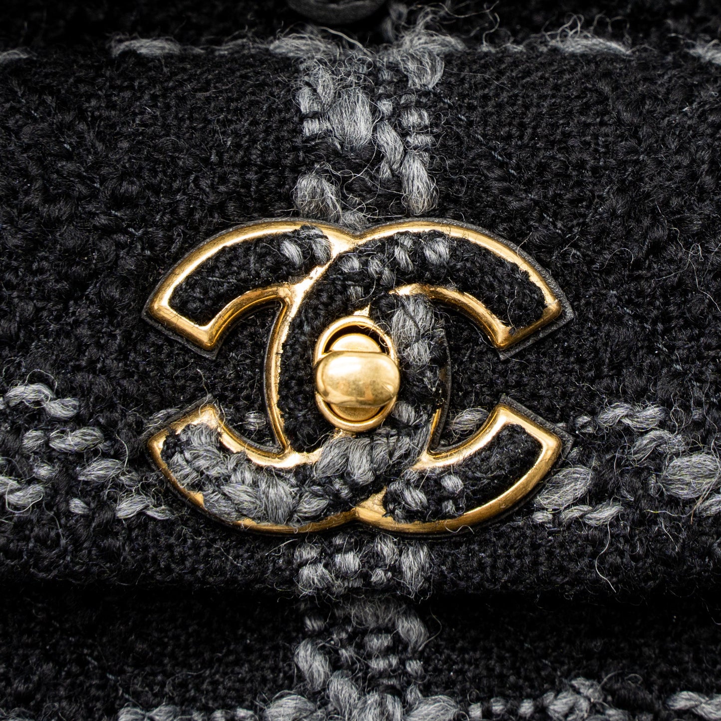 Chanel Duma Backpack Tweed Multicoloured Brushed GHW (Microchip)