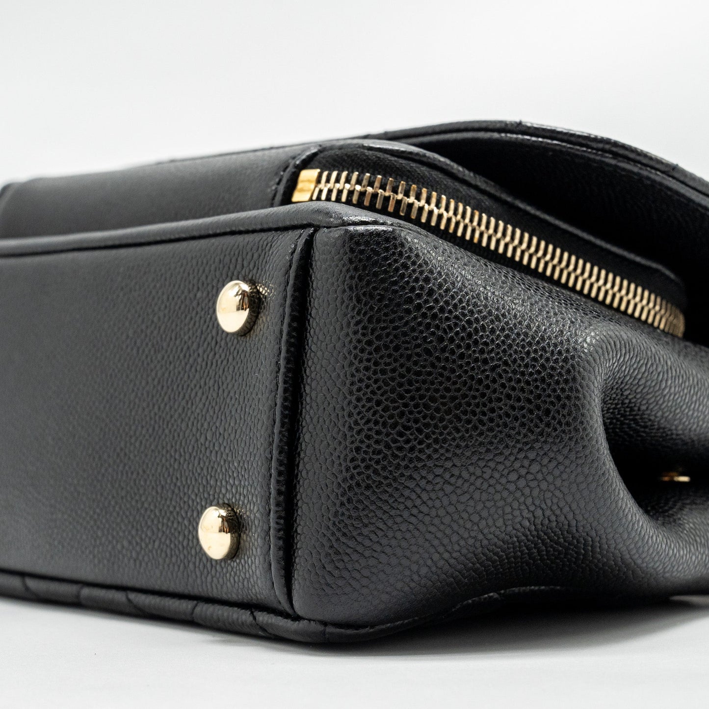 Chanel Small Business Affinity Caviar Black LGHW (Microchip)