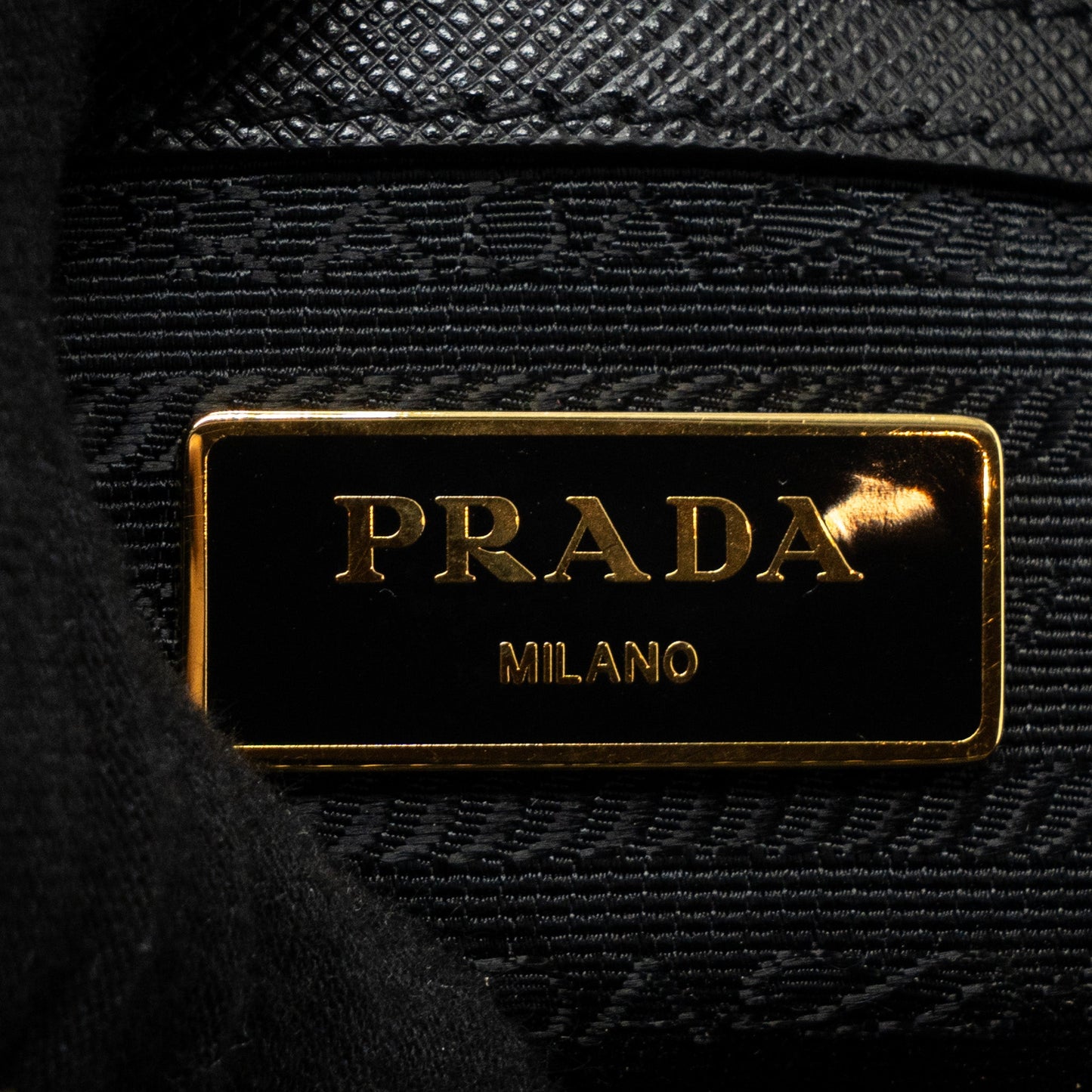 Prada double zip tote bag saffiano calfskin black GHW