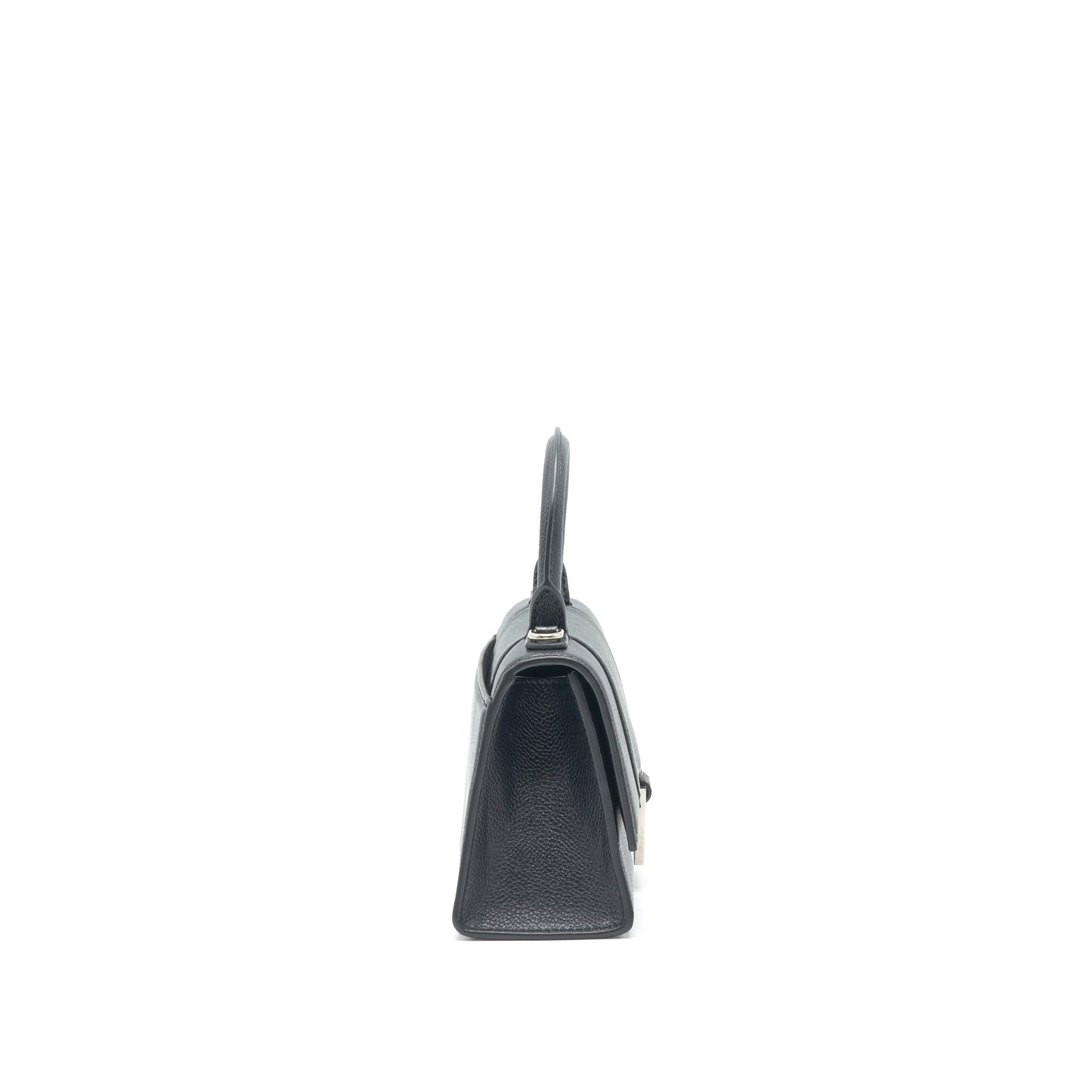 Balenciaga Hourglass AS Grained Calfskin Black SHW