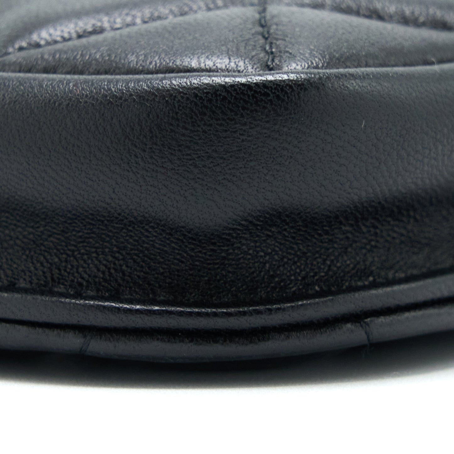 Chanel Flap Phone Pouch with Chain Black Lambskin GHW
