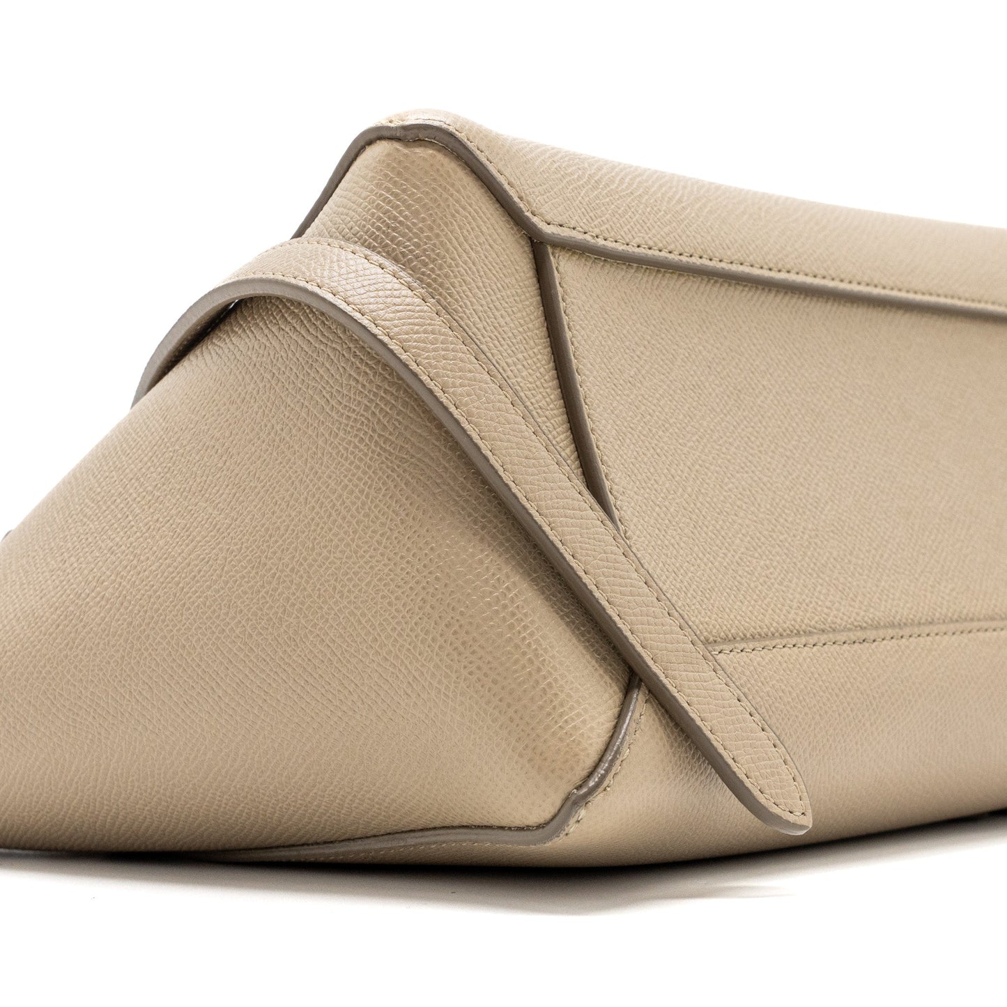 Celine Micro Belt Bag Grained Calfskin Beige GHW
