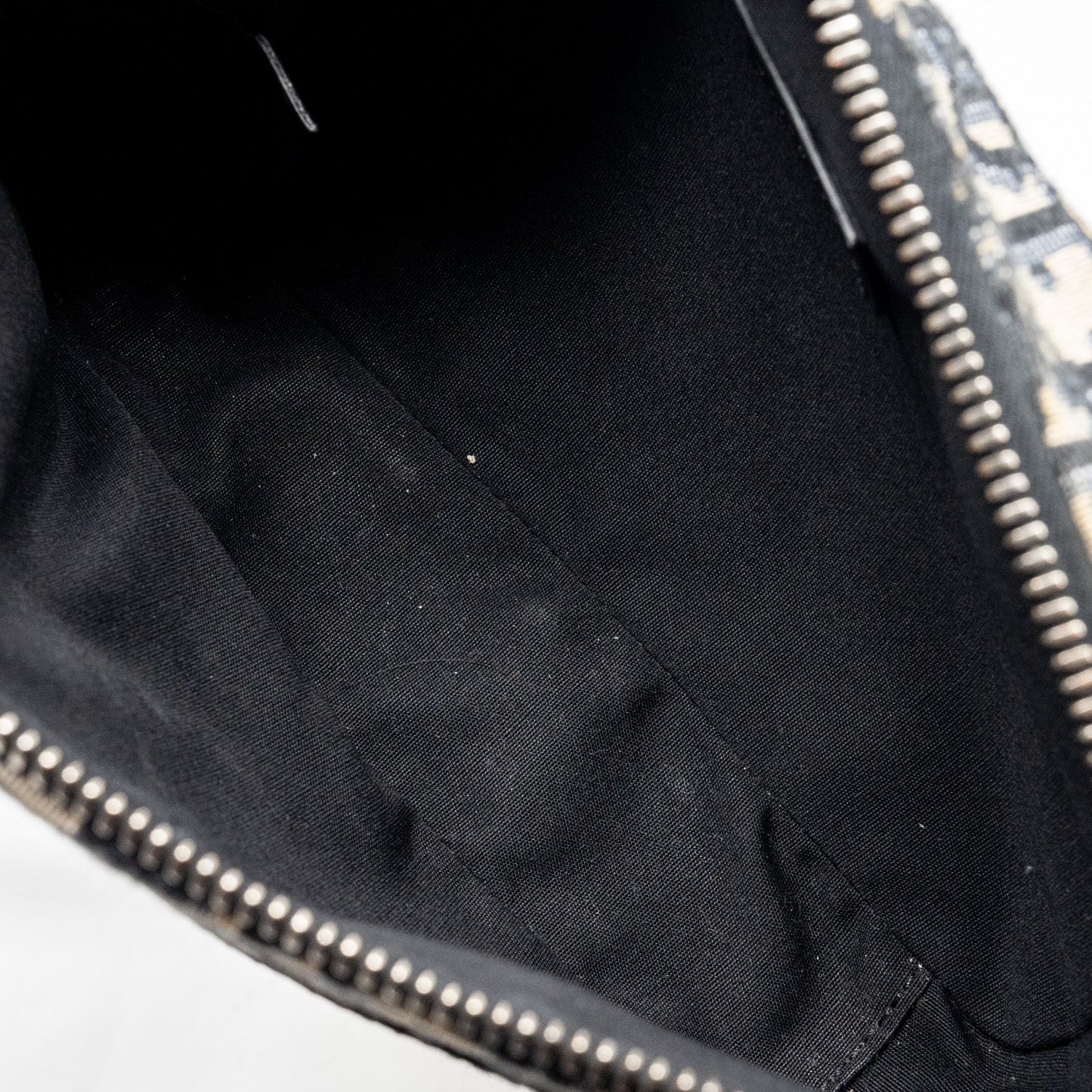 Dior safari bag with strap black Oblique jacquard SHW