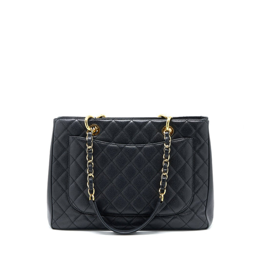 Chanel Grand Shopping Tote Bag Caviar Black GHW