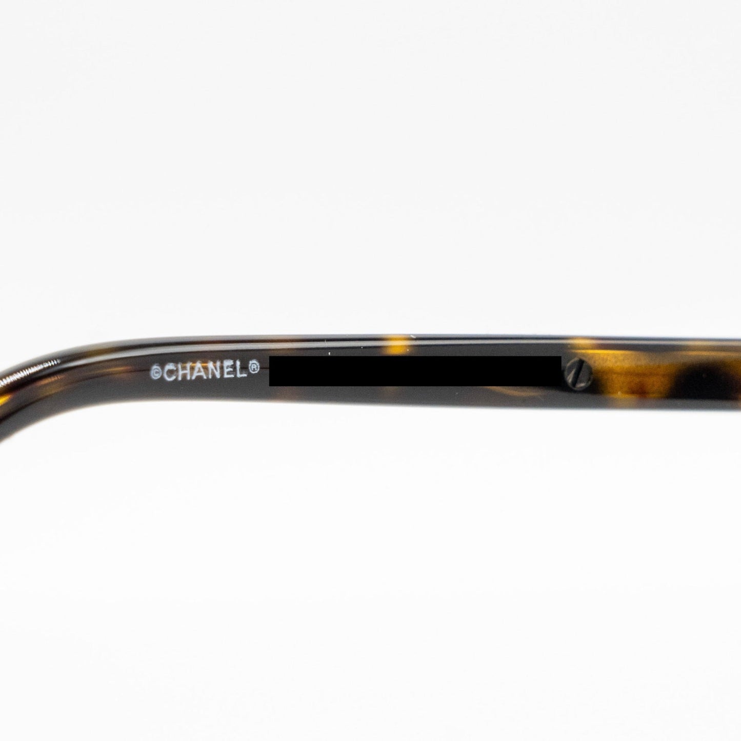 Chanel Sunglasses With Chain Grey / Multicolour Light Gold Tone
