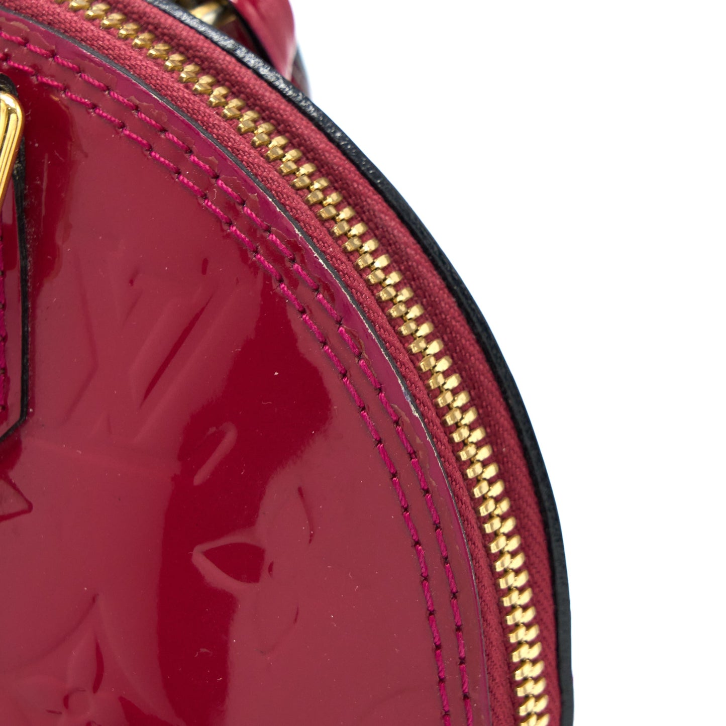 Louis Vuitton Alma BB Patent Indian Rose GHW
