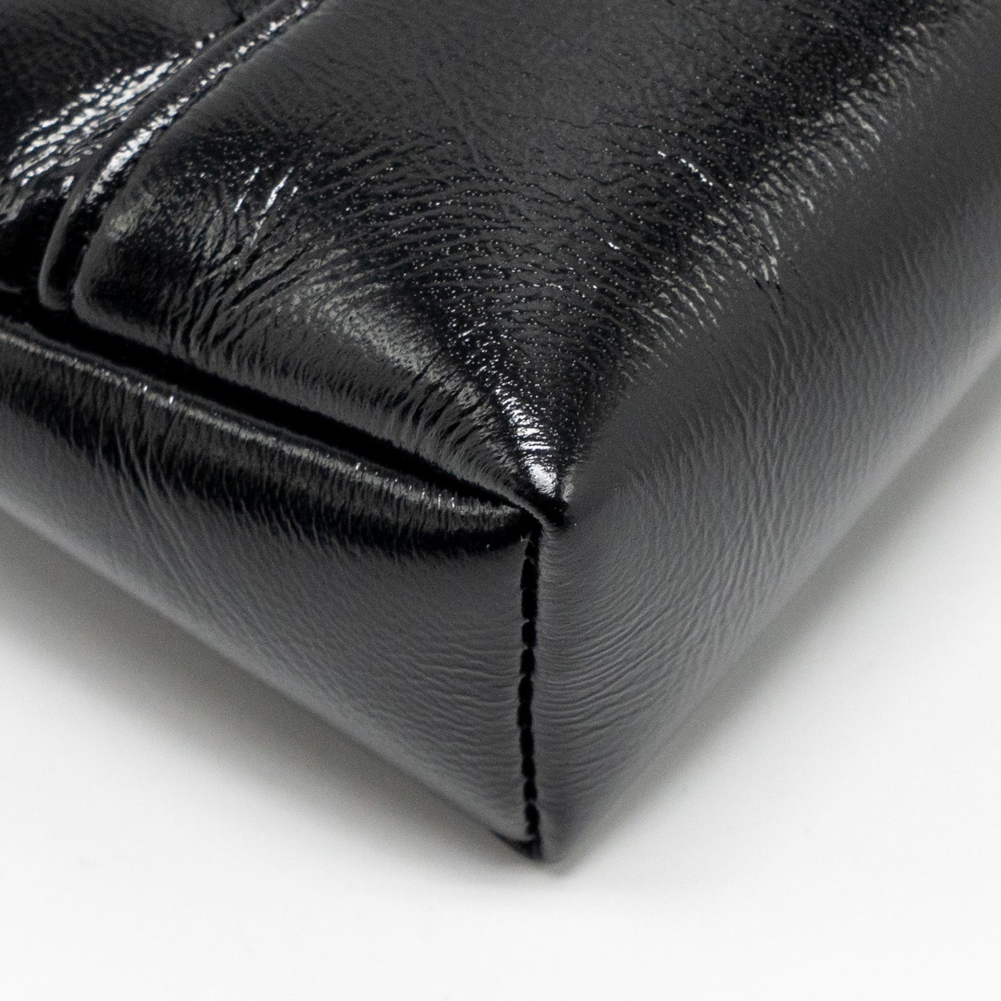 CHANEL Mini 31 Clutch with Chain Shiny Lambskin Black LGHW (Microchip)