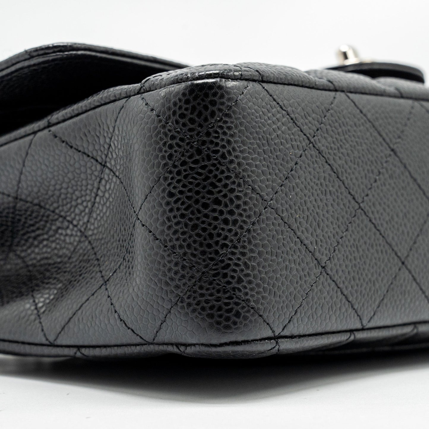 Chanel Medium Classic Double Flap Bag Caviar Black SHW
