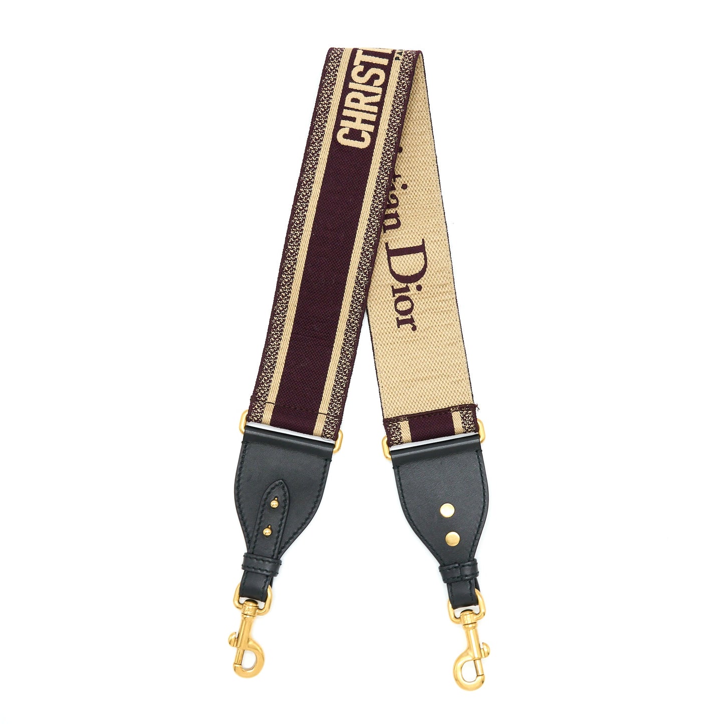 Dior Shoulder Strap Burgundy/Multicolour GHW