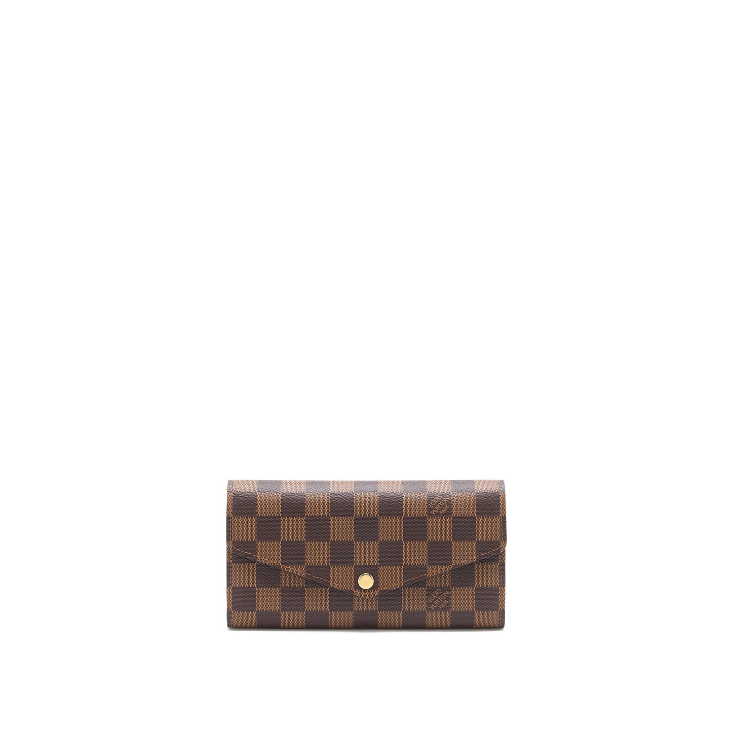 Louis Vuitton Sarah Wallet Damier Ebene Canvas GHW