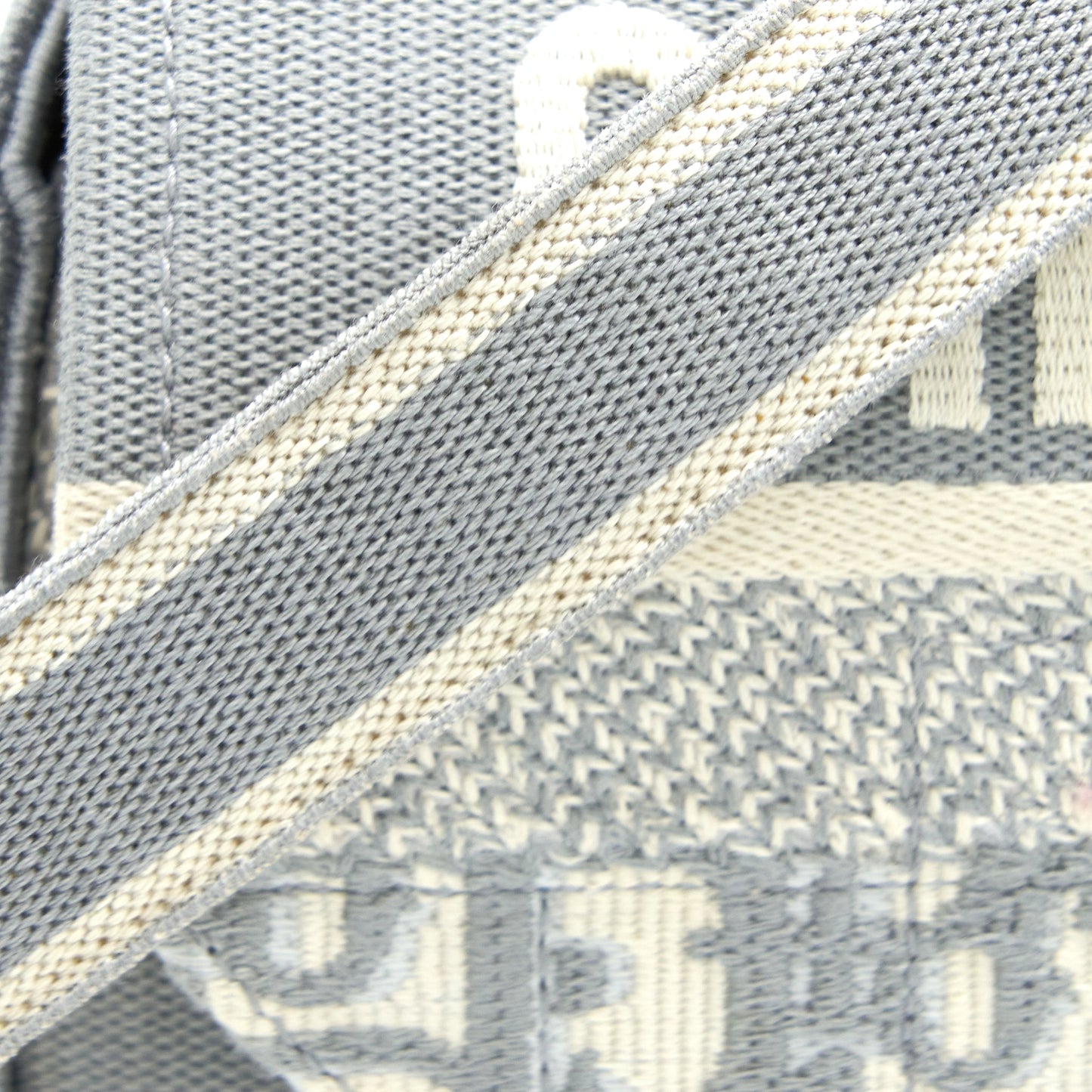 Dior Diorcamp Messenger Bag Oblique Embroidery Light Grey SHW