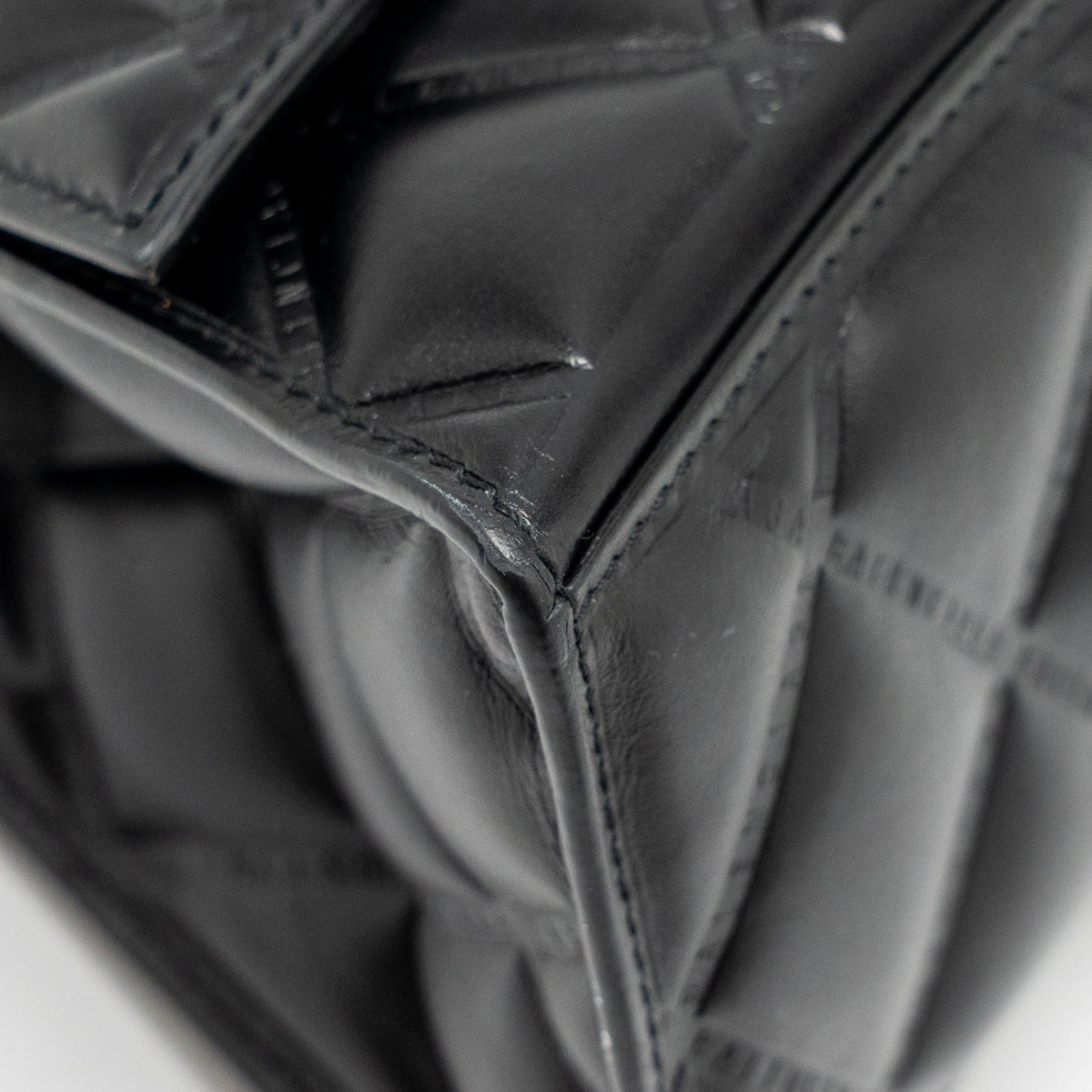 Balenciaga Small Hourglass Bag Quilted Calfskin So Black