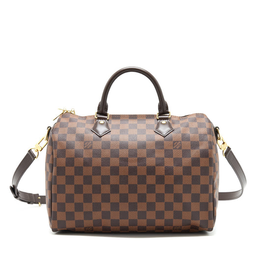 Louis Vuitton Speedy 30 Damier Ebene GHW