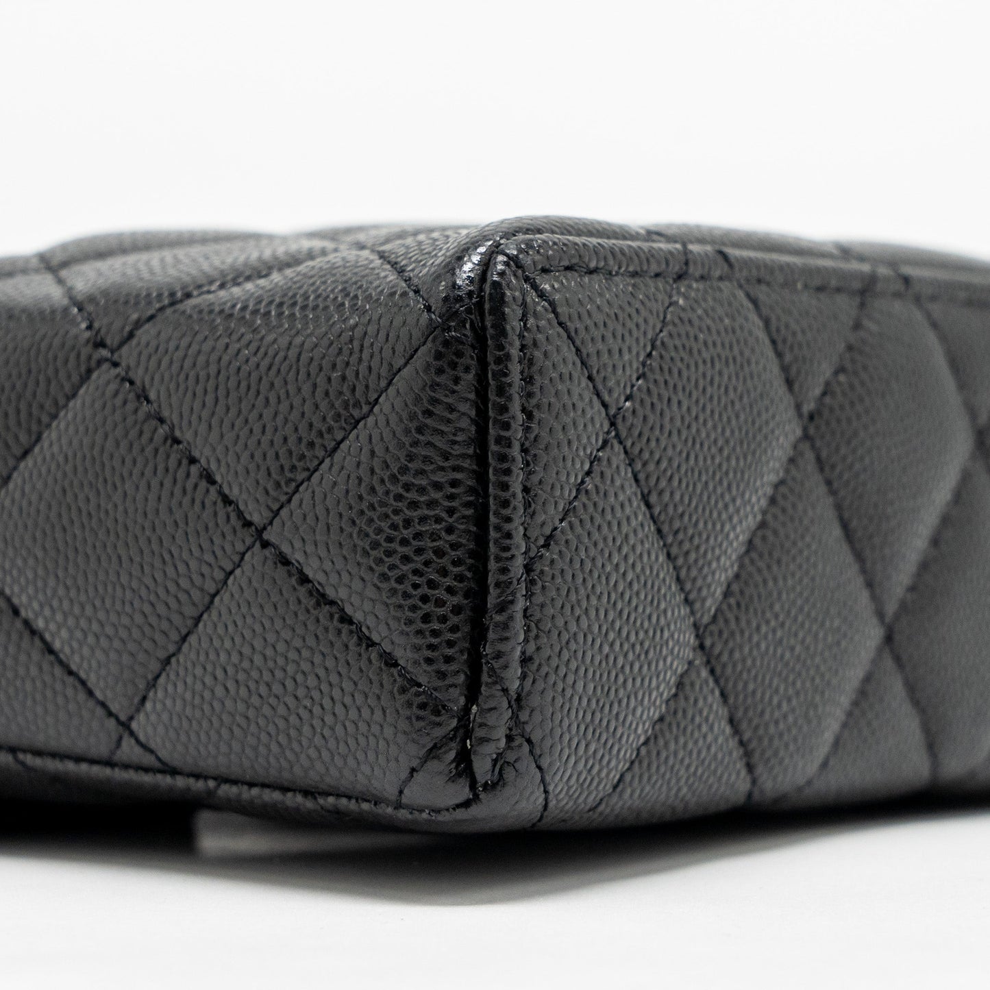 Chanel Top handle Vanity Bag with Chain Caviar Black GHW (Microchip)