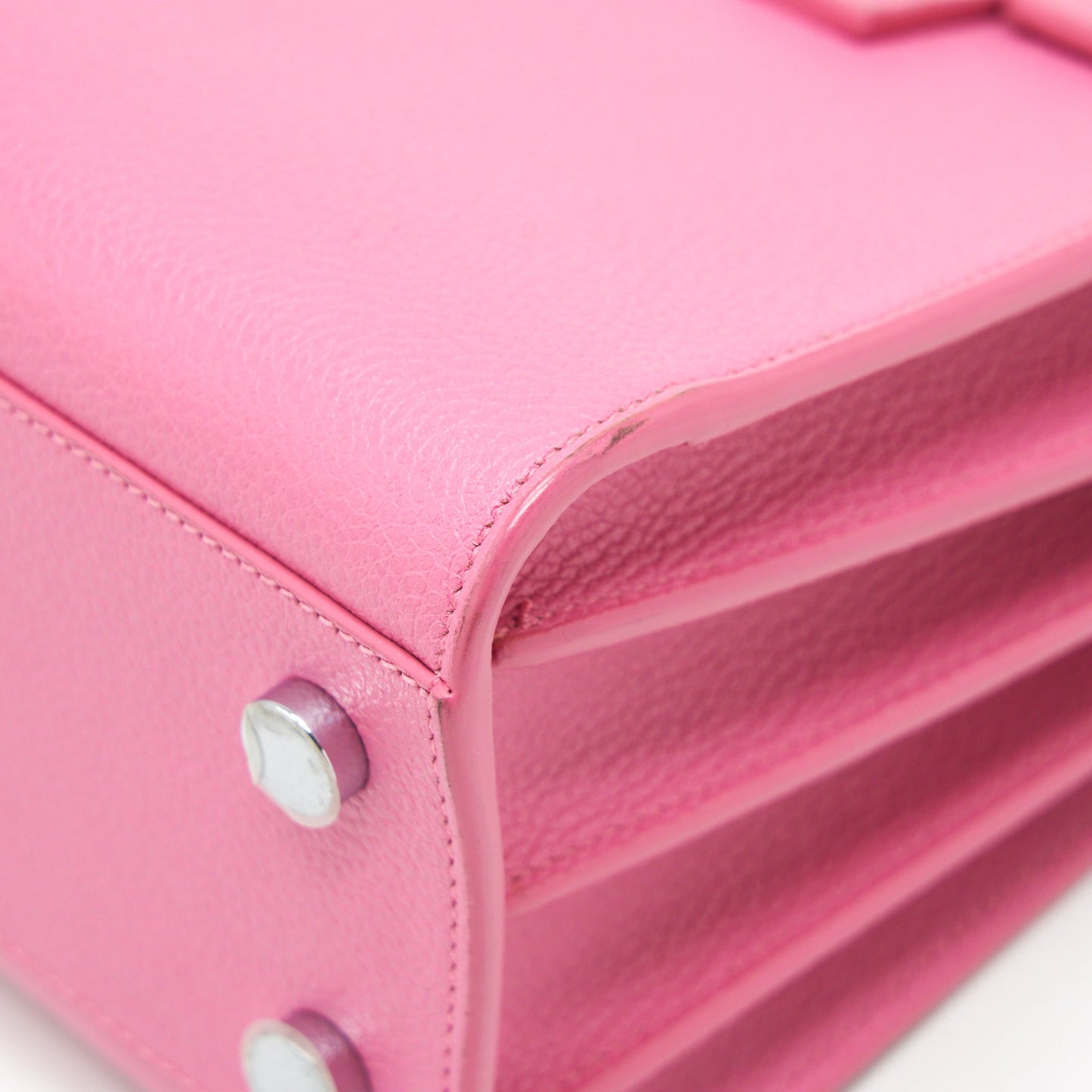 Saint Laurent (YSL) Sac De Jour Calfskin Pink SHW