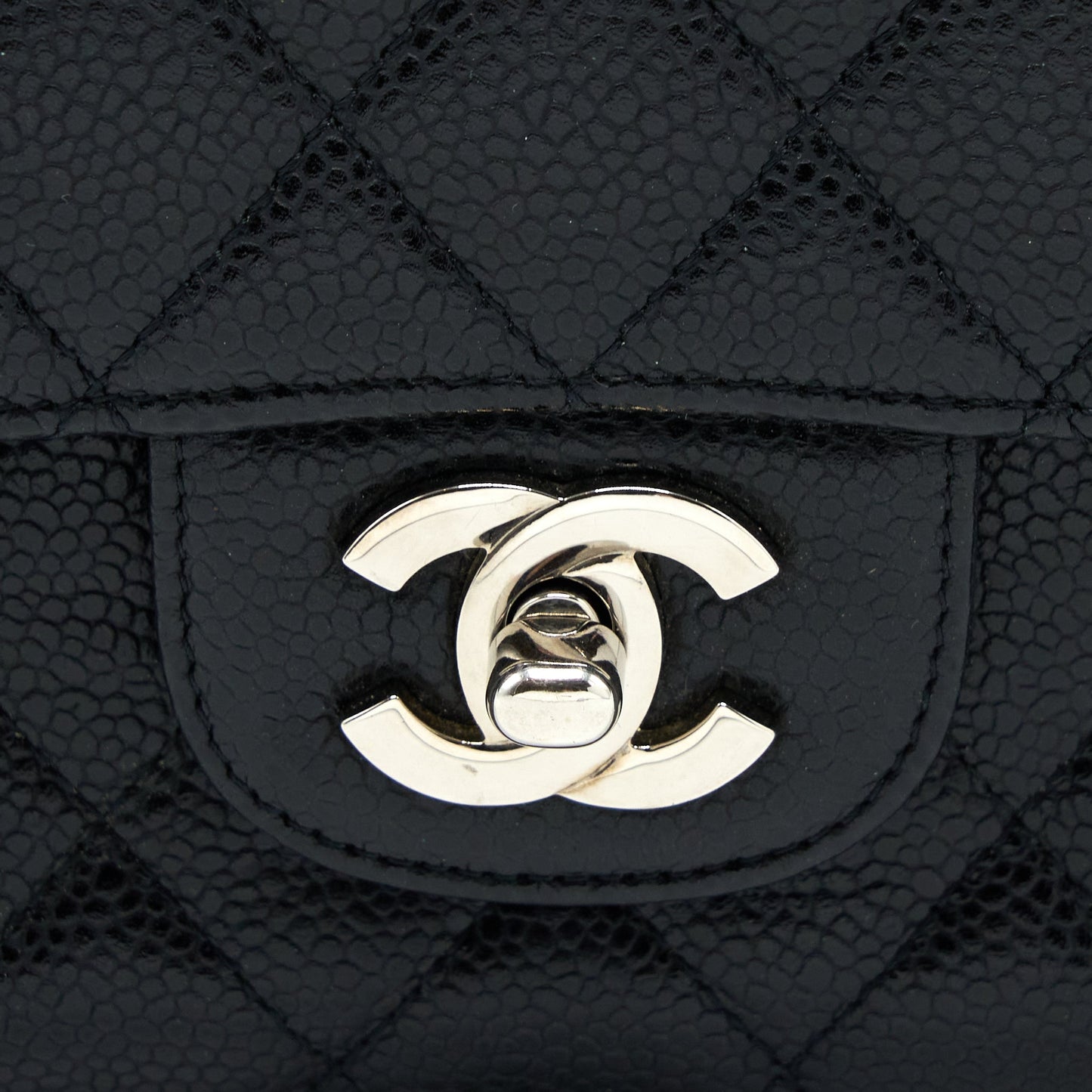 Chanel Medium Classic Double Flap Bag Caviar Black SHW