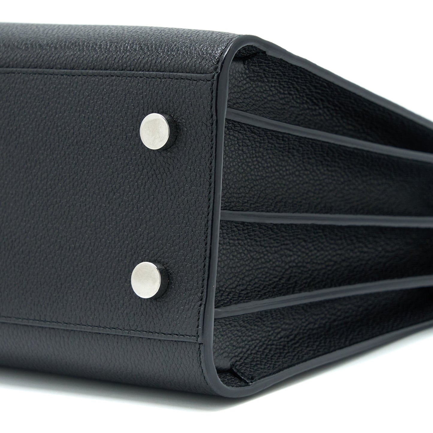 Saint Laurent Baby Sac De Jour Grained Calfskin Black SHW