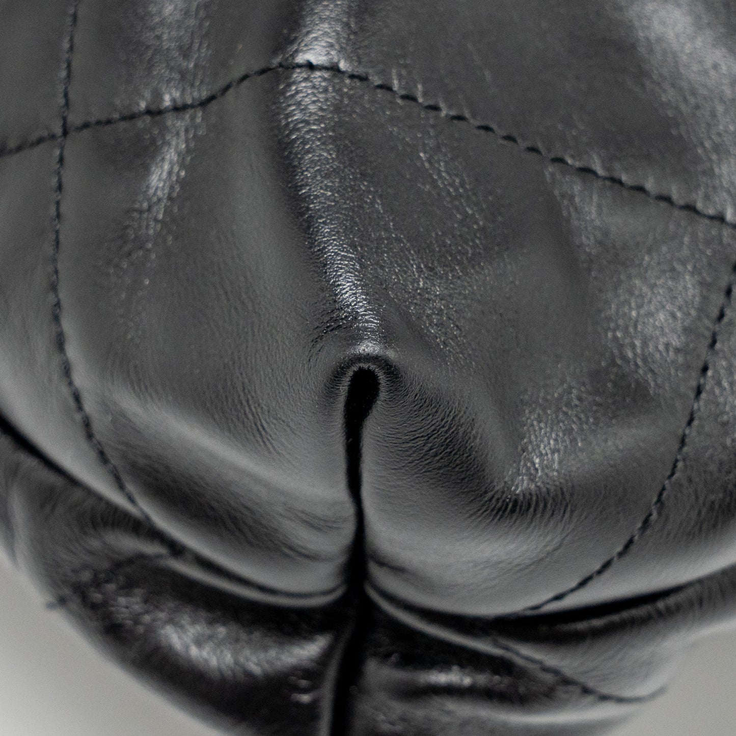 Chanel Small 22 Bag Shiny Calfskin Black SHW (Microchip)