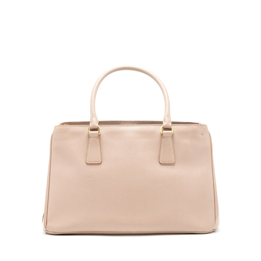 Prada Saffiano Tote Bag Beige GHW