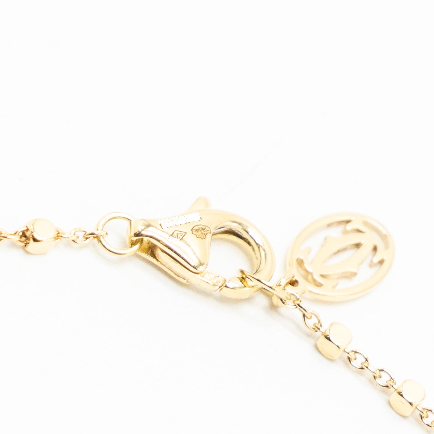Cartier Panthere De Cartier Necklace Tsavorite Garnets Yellow Gold, Diamonds