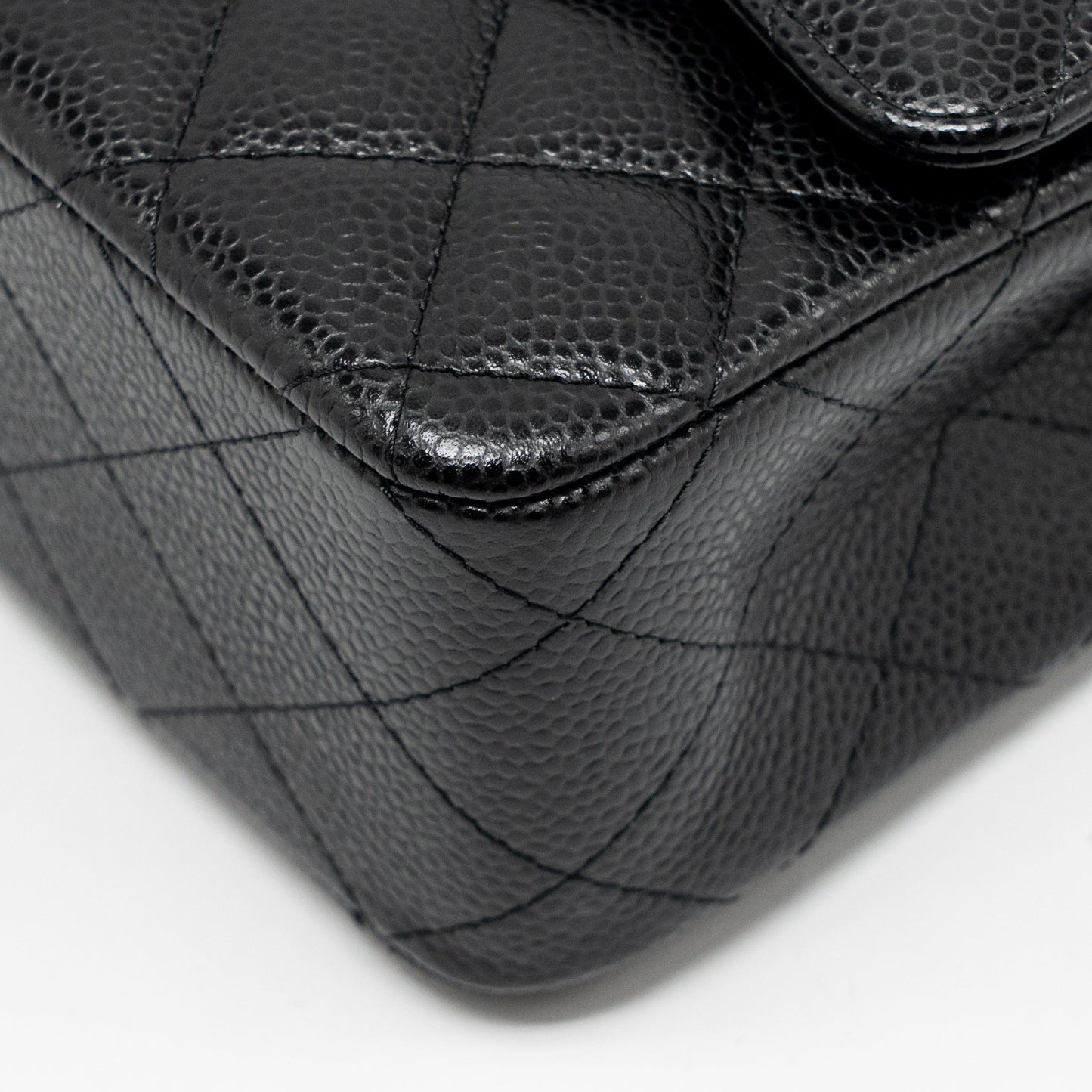 Chanel Medium Classic Double Flap Bag Caviar Black SHW
