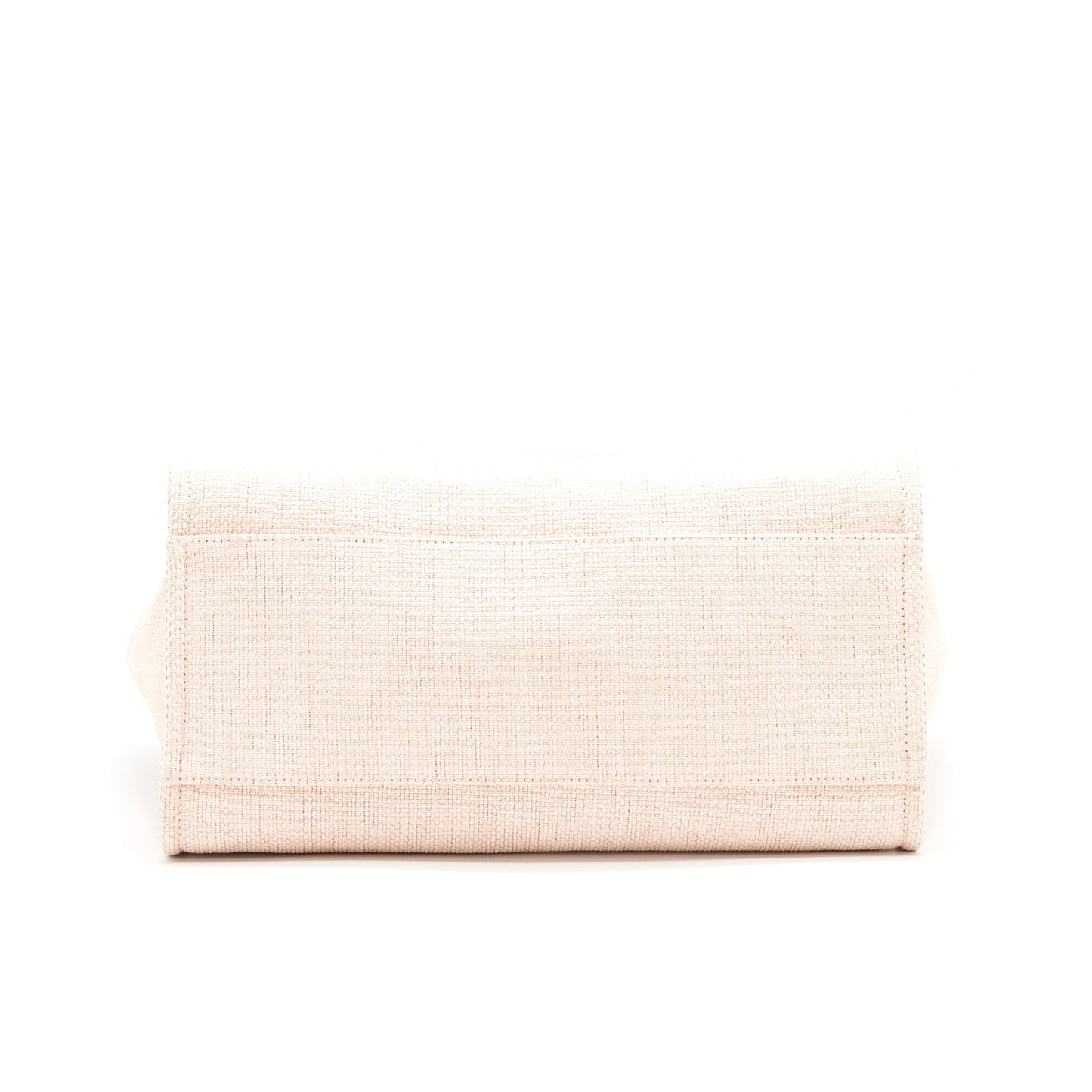 CHANEL DEAUVILLE MM TOTE BAG CANVAS PINK SHW