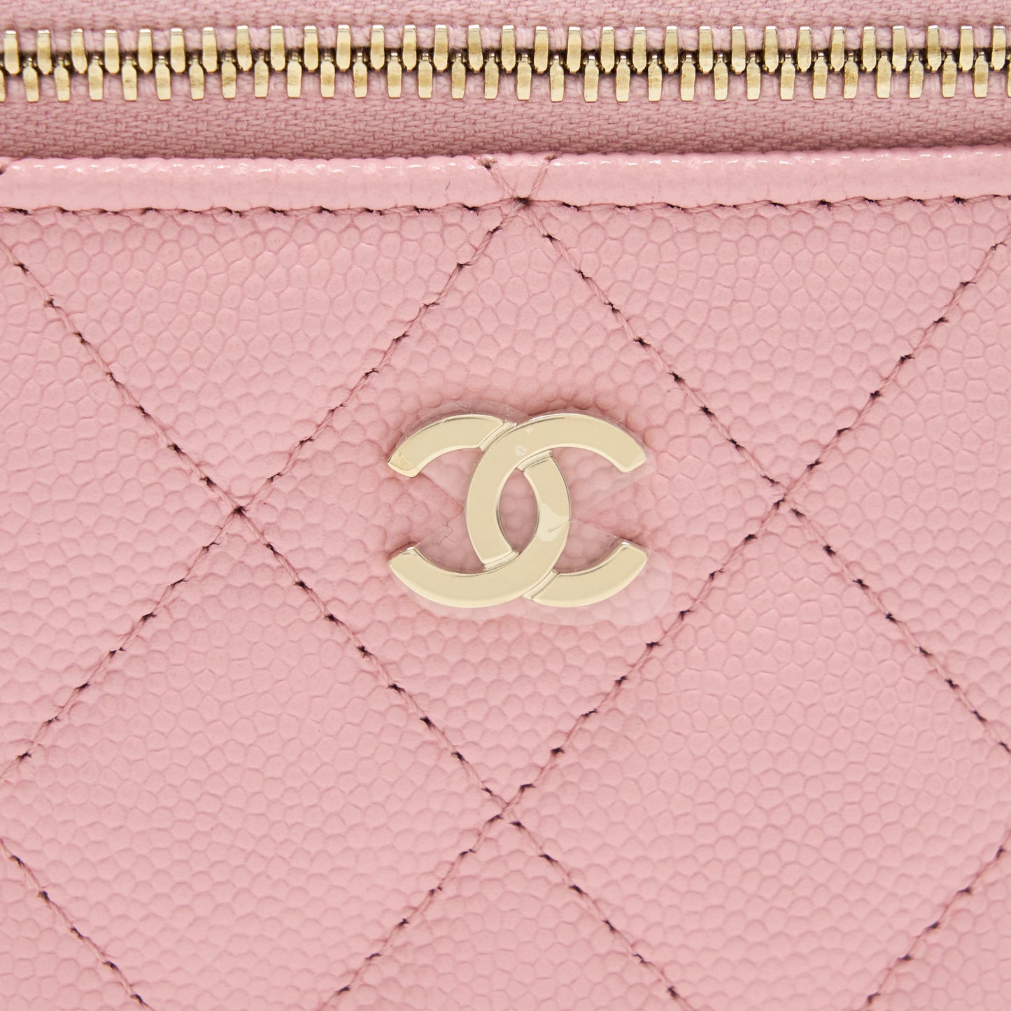 Chanel 22C Mini Vanity With Chain Caviar Pink LGHW