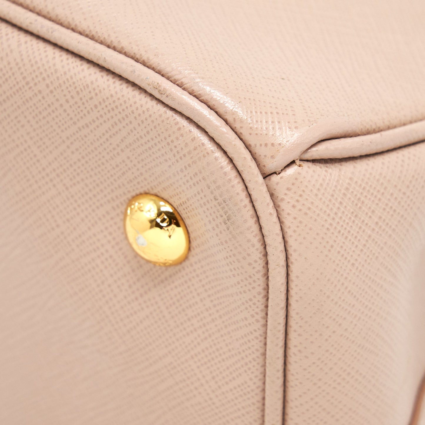 Prada Saffiano Tote Bag Beige GHW