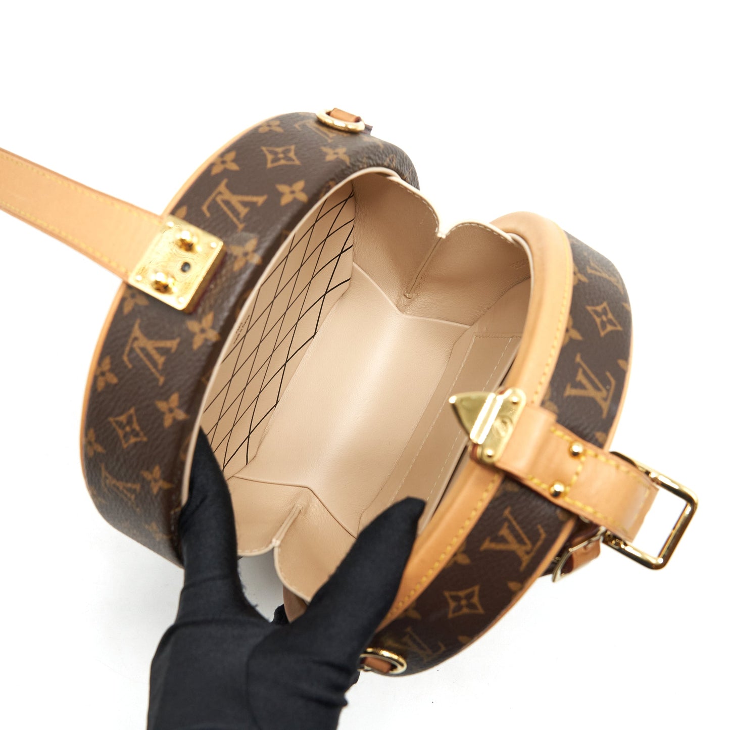 Louis Vuitton Petite Boite Chapeau Monogram Canvas GHW