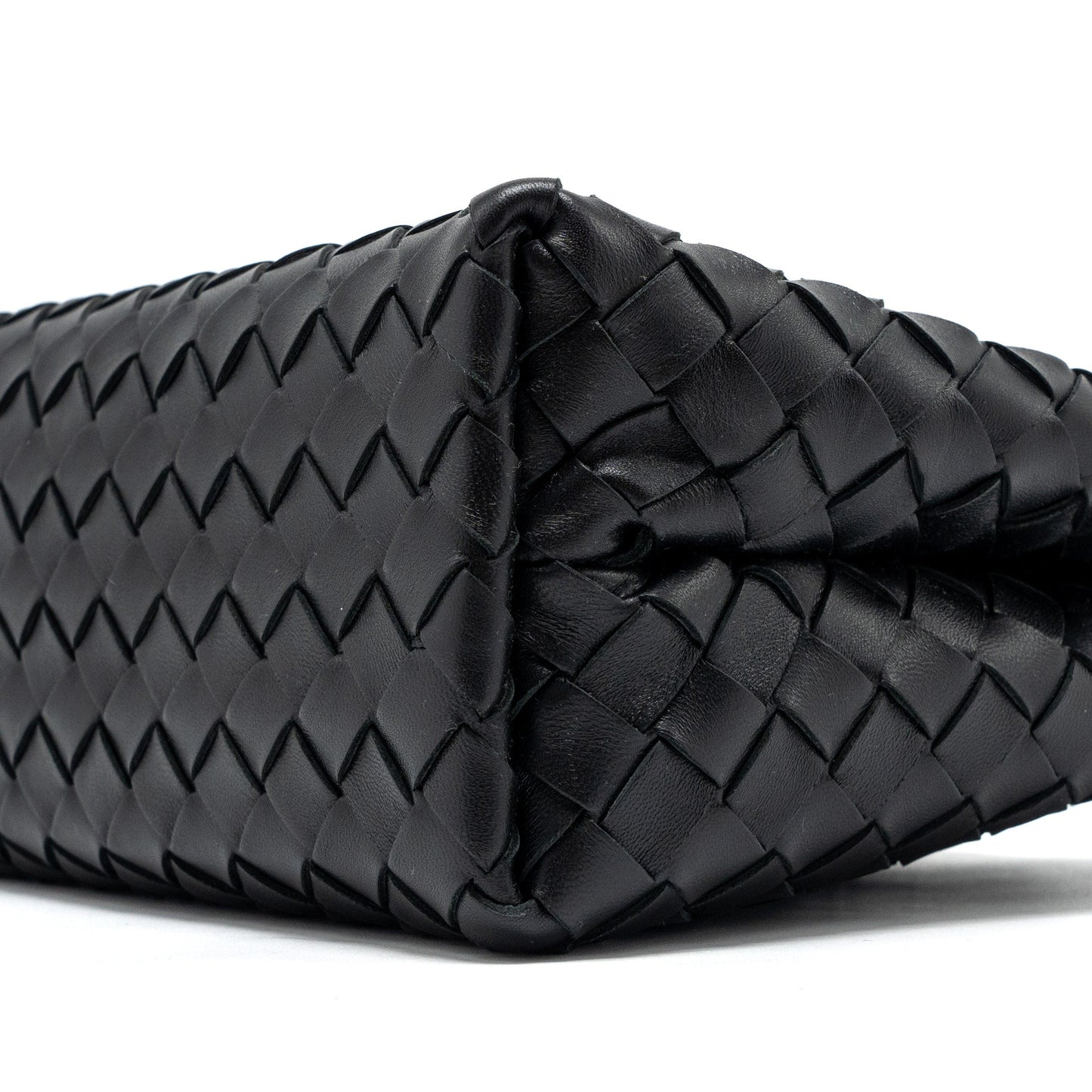 Bottega Veneta Small Andiamo Bag Lambskin Black GHW